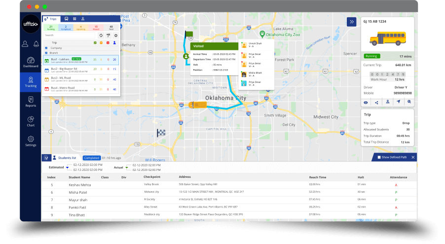 School Bus Tracking Software